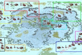 红色警戒2冰天雪地快攻战术 - 左上右上苏军单矿车双重工攻略