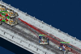 红警2技巧攻略之 坦克在桥上交战时的操作要点