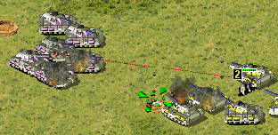 红警坦克战操作图