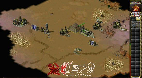 红色警戒2尤里的复仇建筑摆放教程:埃及之旅2V2合作对战篇